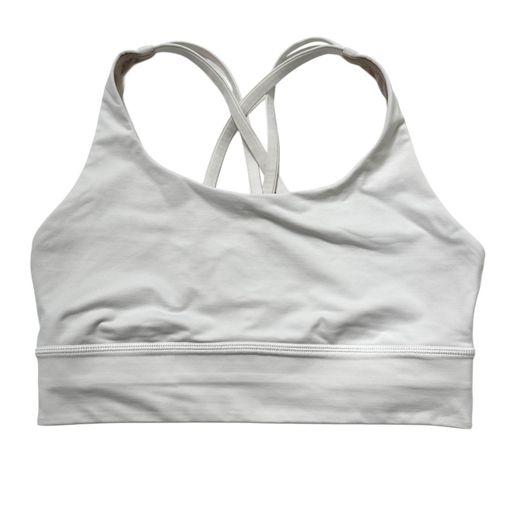 Lululemon Energy Bra Yoga Gym Training White Women 8